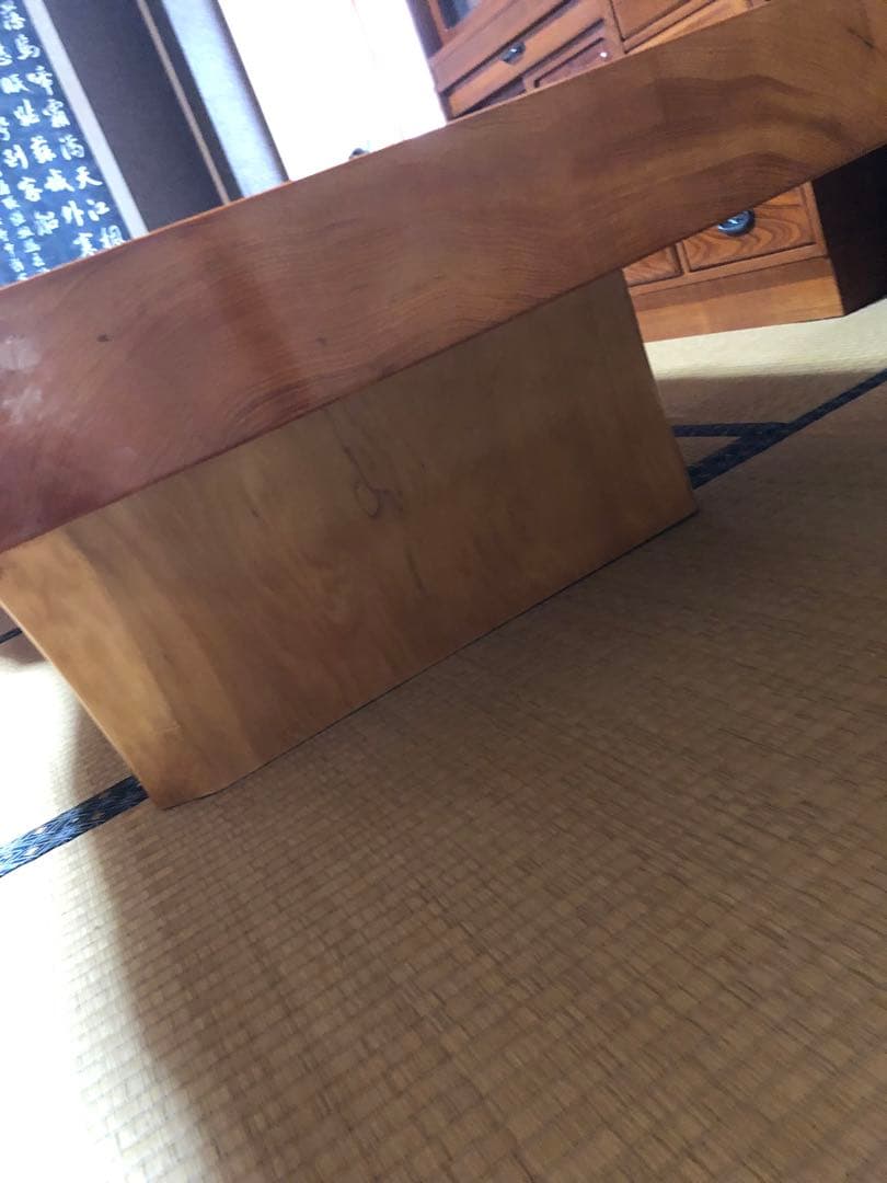 一枚板　無垢　テーブル　値段交渉可