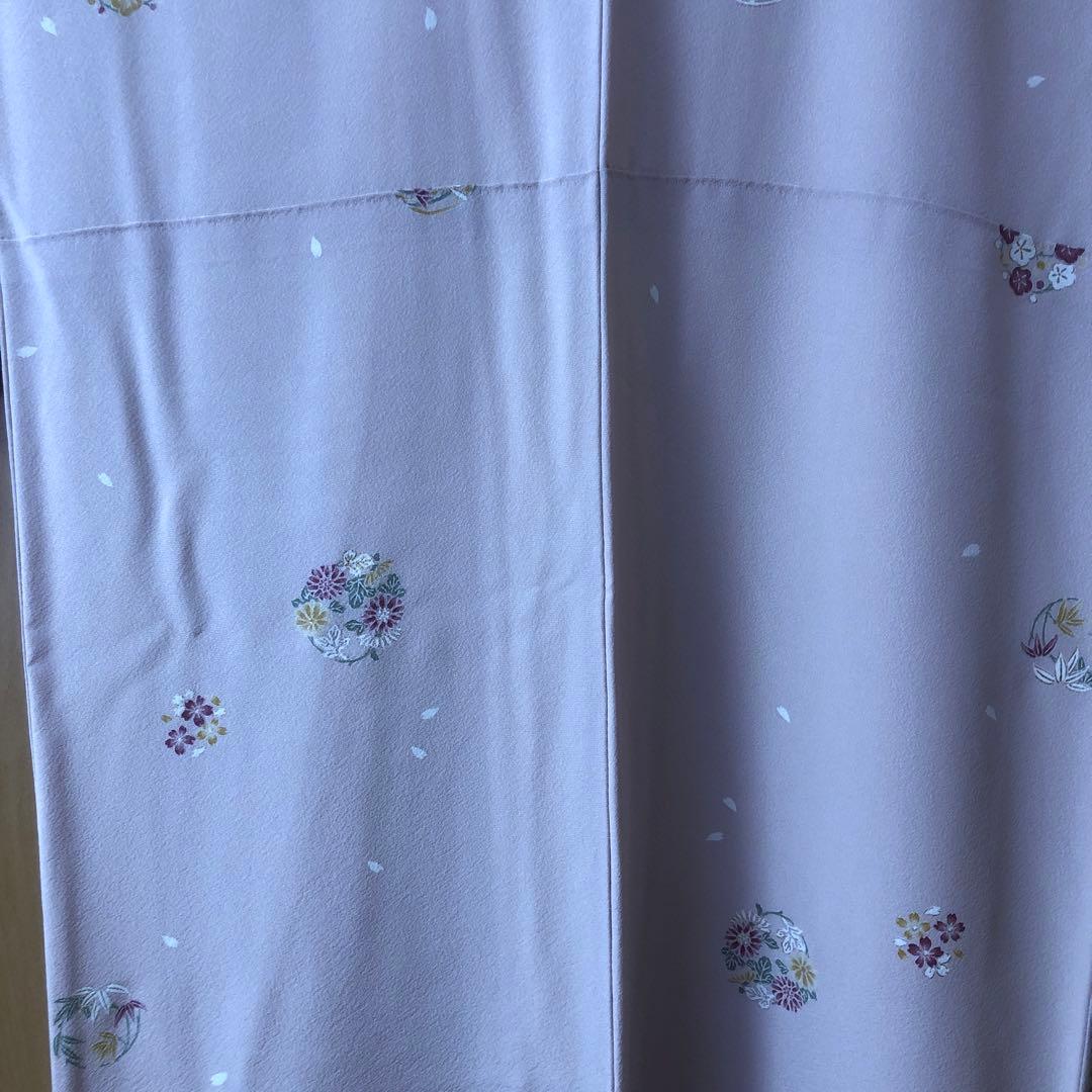 レディース　正絹小紋　１度だけ使用