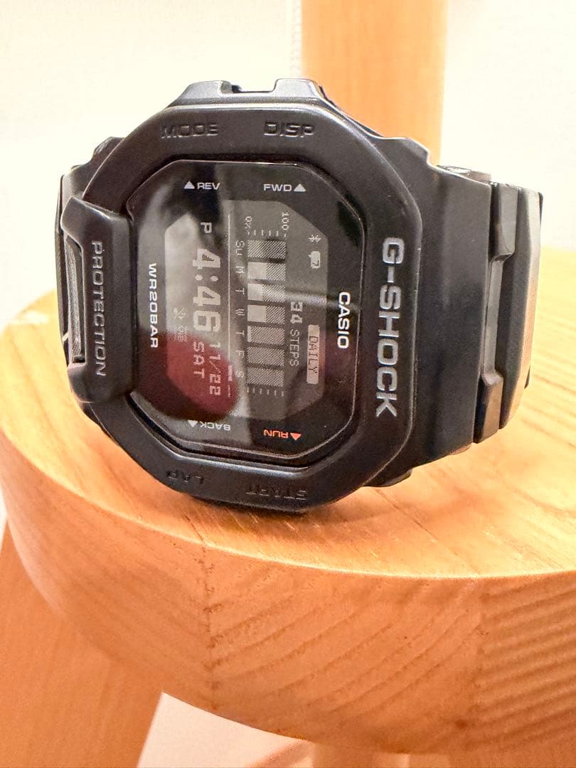 G-SHOCK デジタル腕時計 ブラック GBD-200 1JFガラスフィルム付