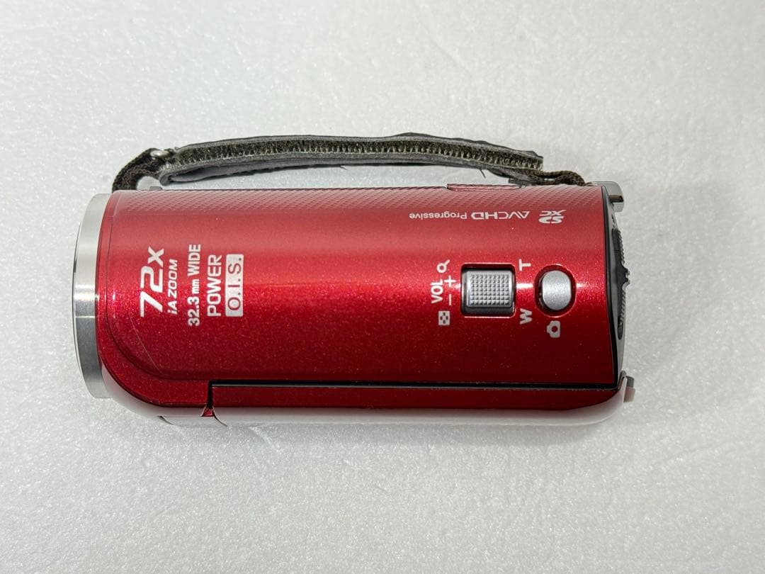 Panasonic HC-V210M レッド 動作確認済 フルHD ビデオカメラ