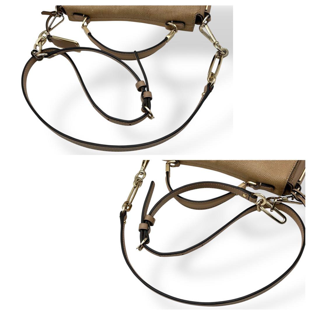 【極美品】COACH　コーチ　2way ハンドバッグ　ショルダー　ターンロック