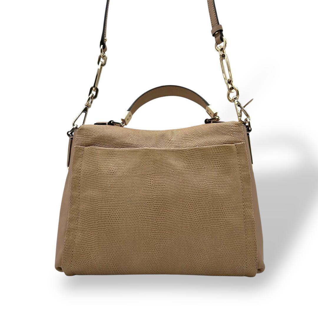 【極美品】COACH　コーチ　2way ハンドバッグ　ショルダー　ターンロック