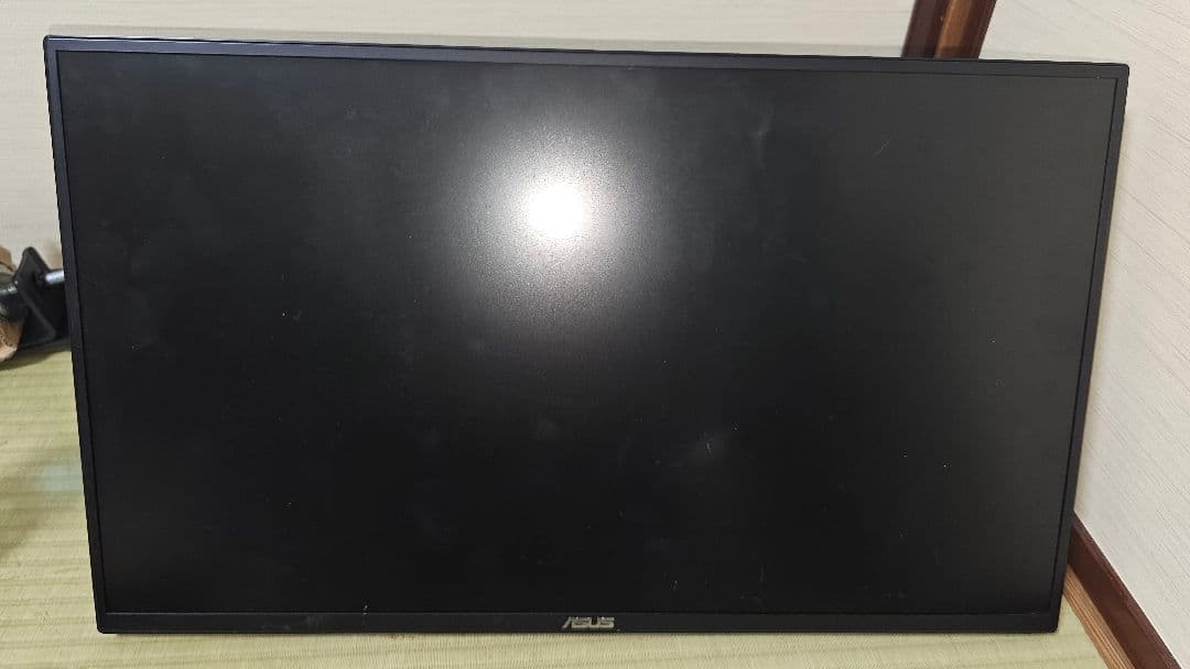 ASUS VG258QR + ディスプレイアーム