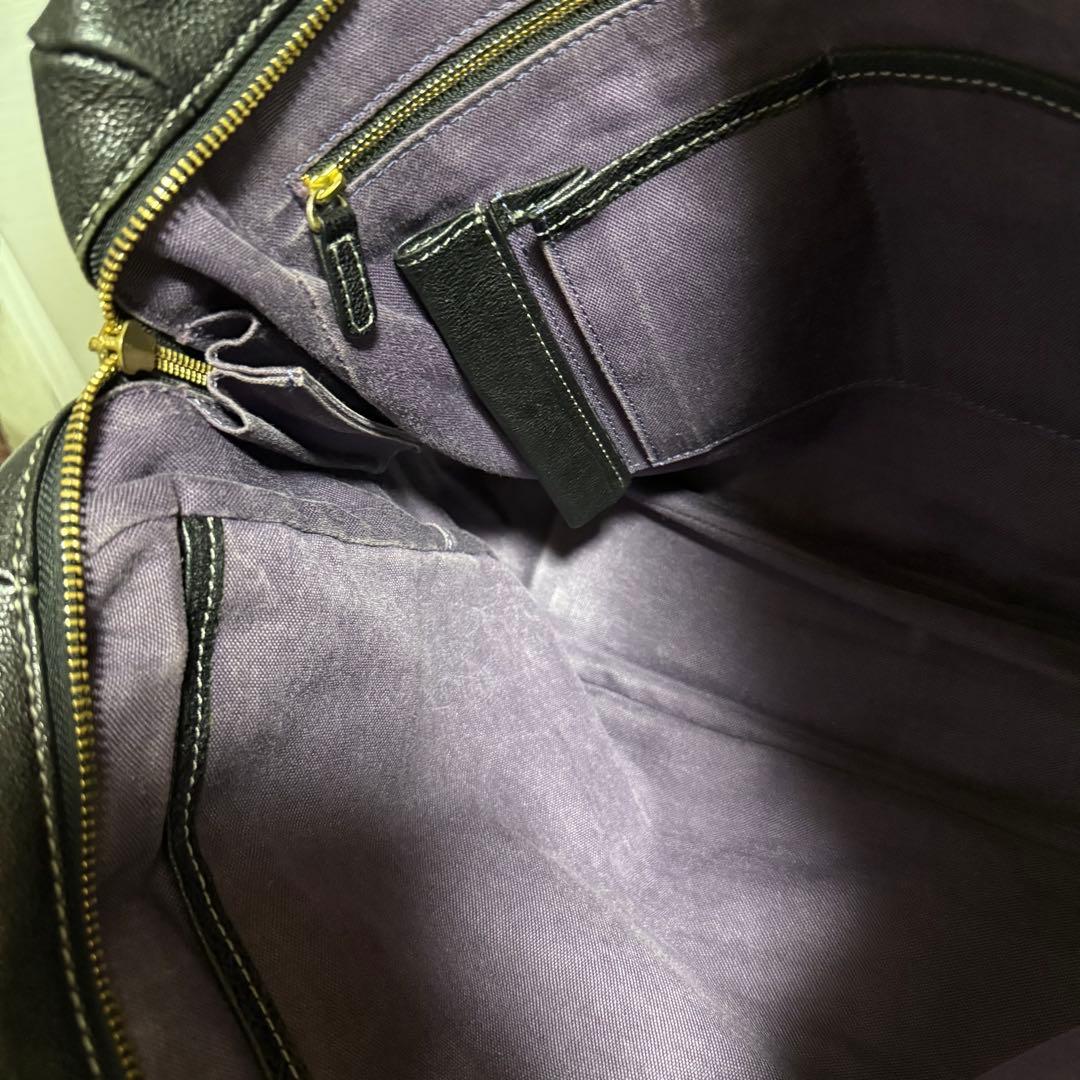 ⭐️未使用級⭐️　土屋鞄　アジール　キャリア　ビジネスバッグ　ブラック　レザー