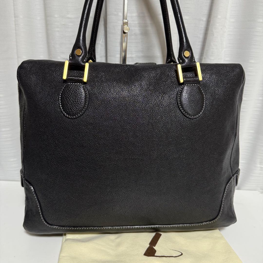 ⭐️未使用級⭐️　土屋鞄　アジール　キャリア　ビジネスバッグ　ブラック　レザー