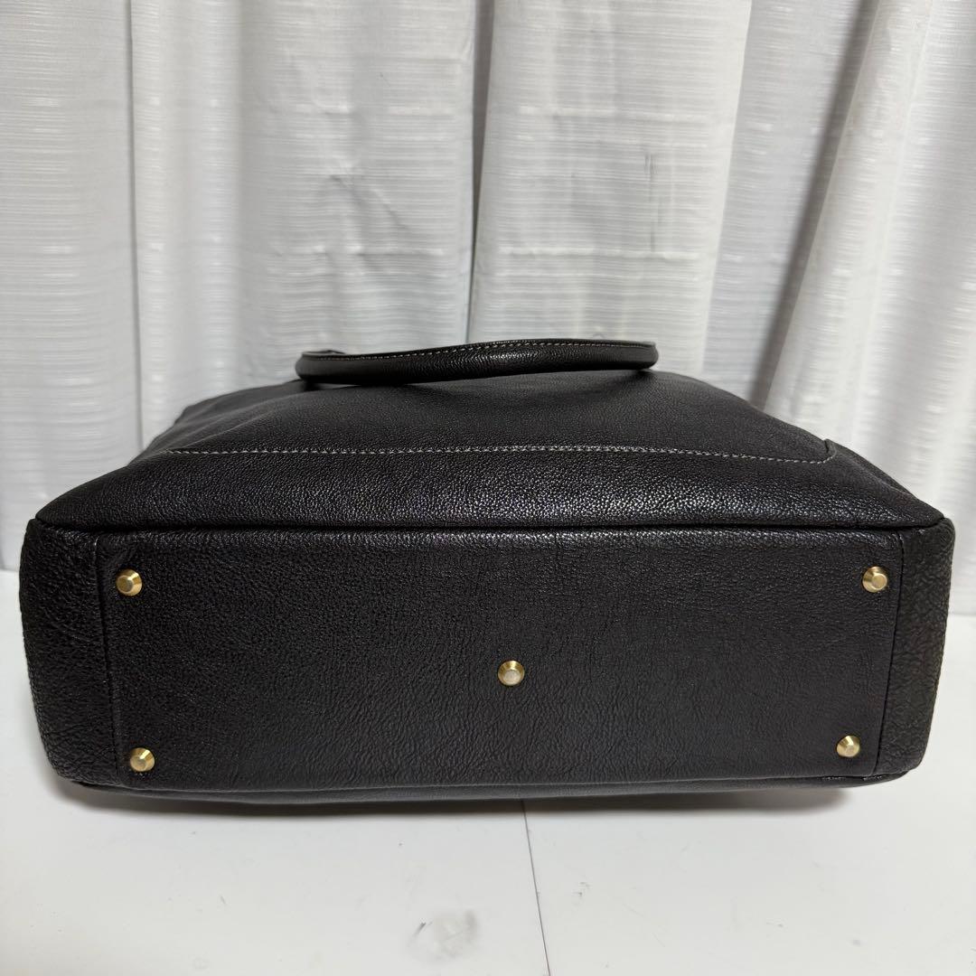 ⭐️未使用級⭐️　土屋鞄　アジール　キャリア　ビジネスバッグ　ブラック　レザー