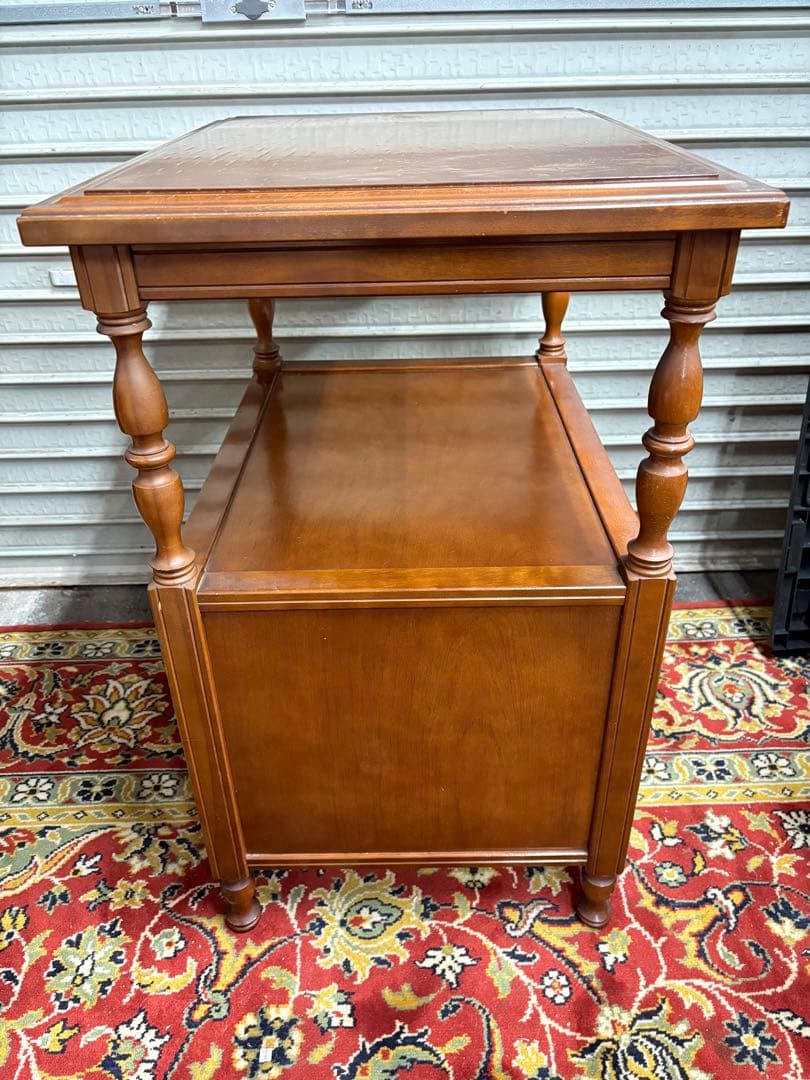 徳田家具 TOKUDA　キャビネット　電話台　昭和レトロ　ヴィンテージ