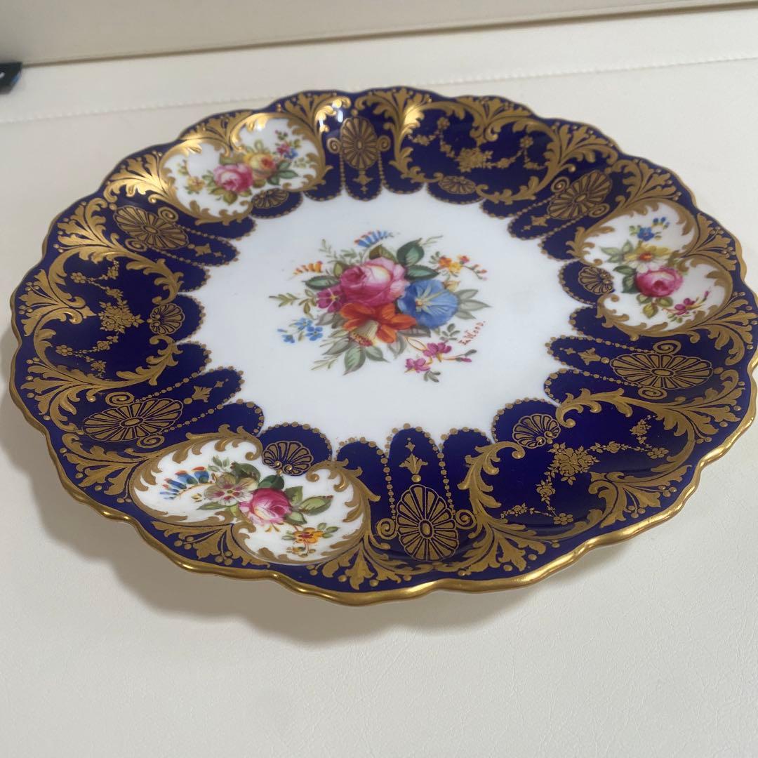 手描き　アンティークロイヤルドルトンプレート