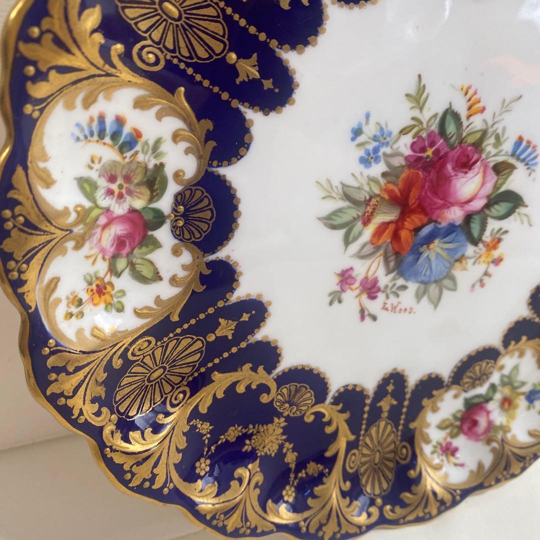 手描き　アンティークロイヤルドルトンプレート