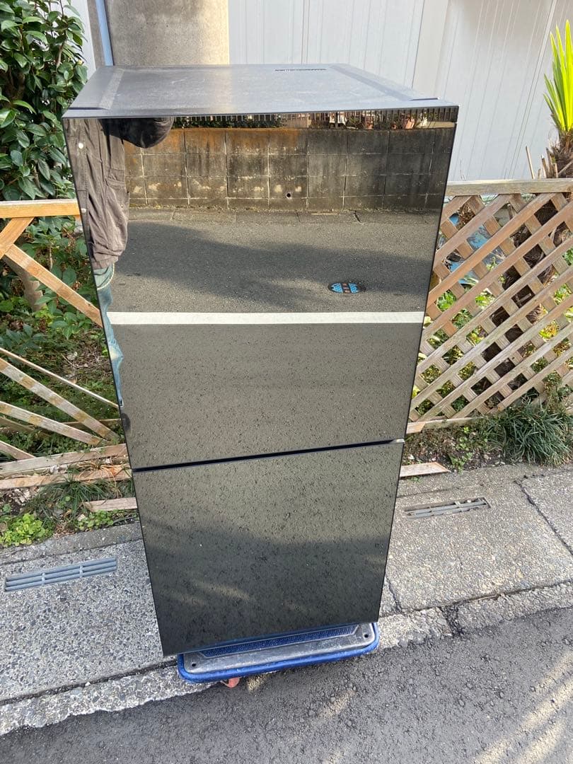 T121超極美品TWINBIRD 2023年製 121L ミラーデザイン 冷蔵庫