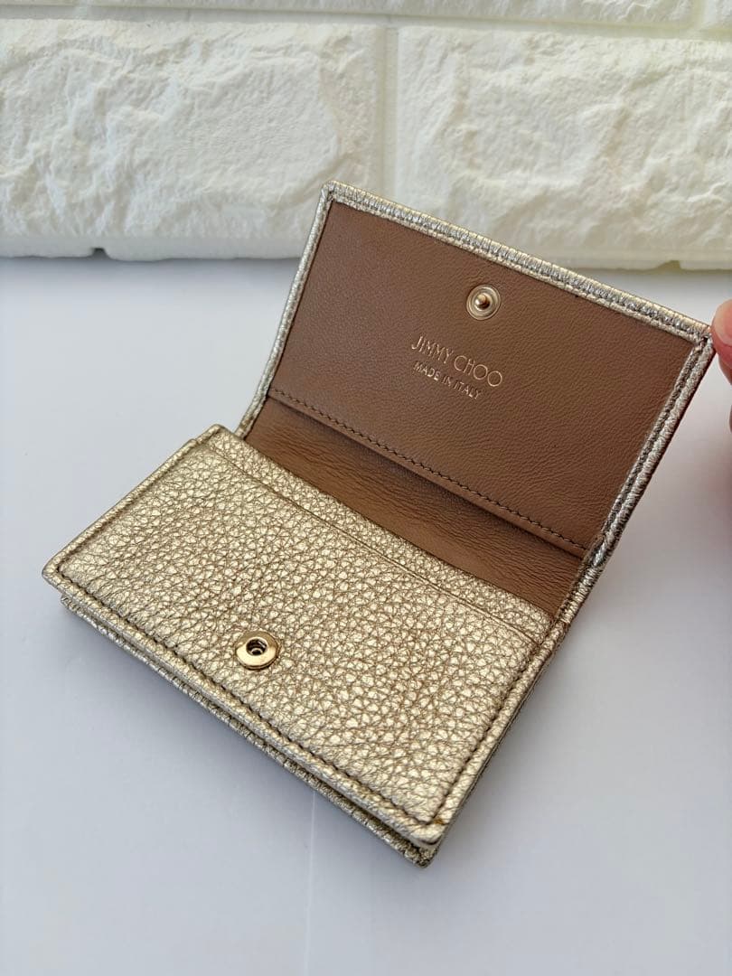 JIMMY CHOO ジミーチュウ　スタースタッズ 名刺入れ