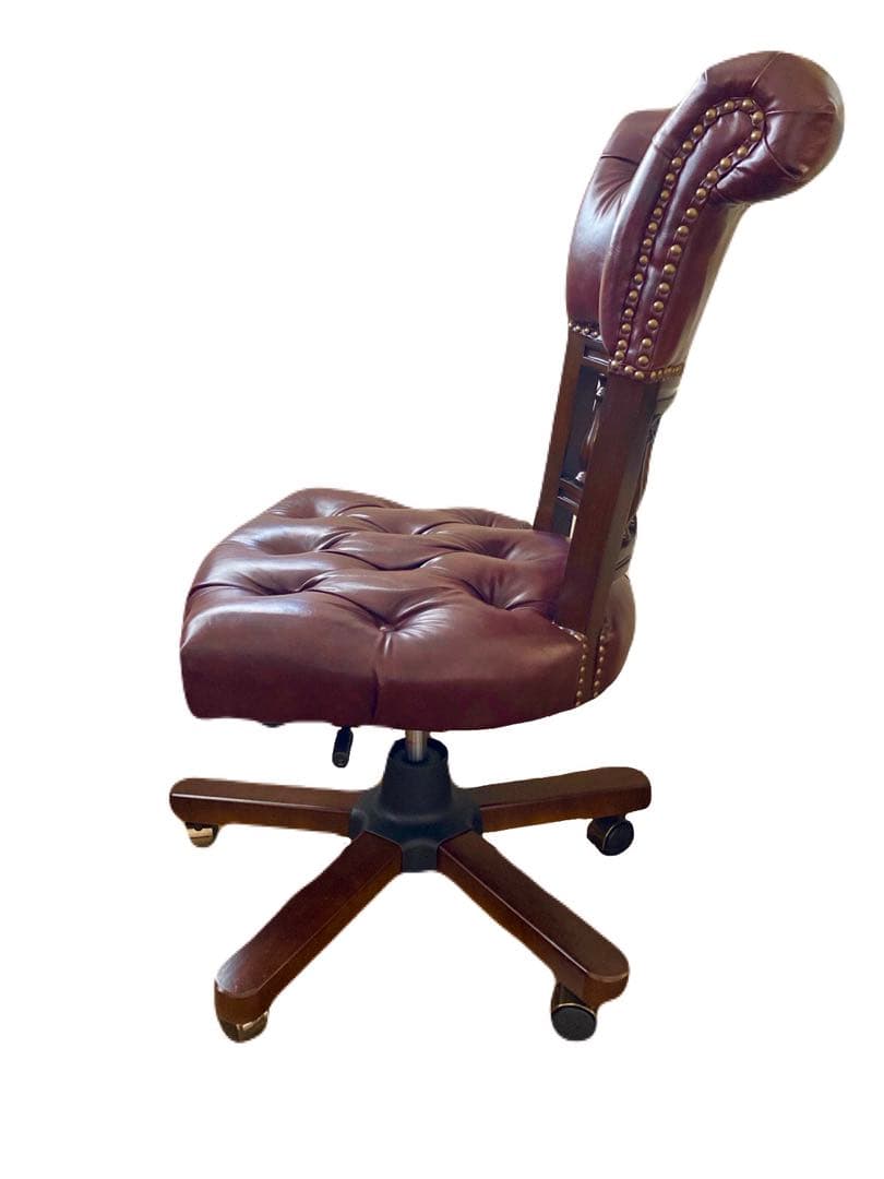 【8月末まで限定サマーSALE！】デスクチェア　チョコレートブラウンヴィンセント