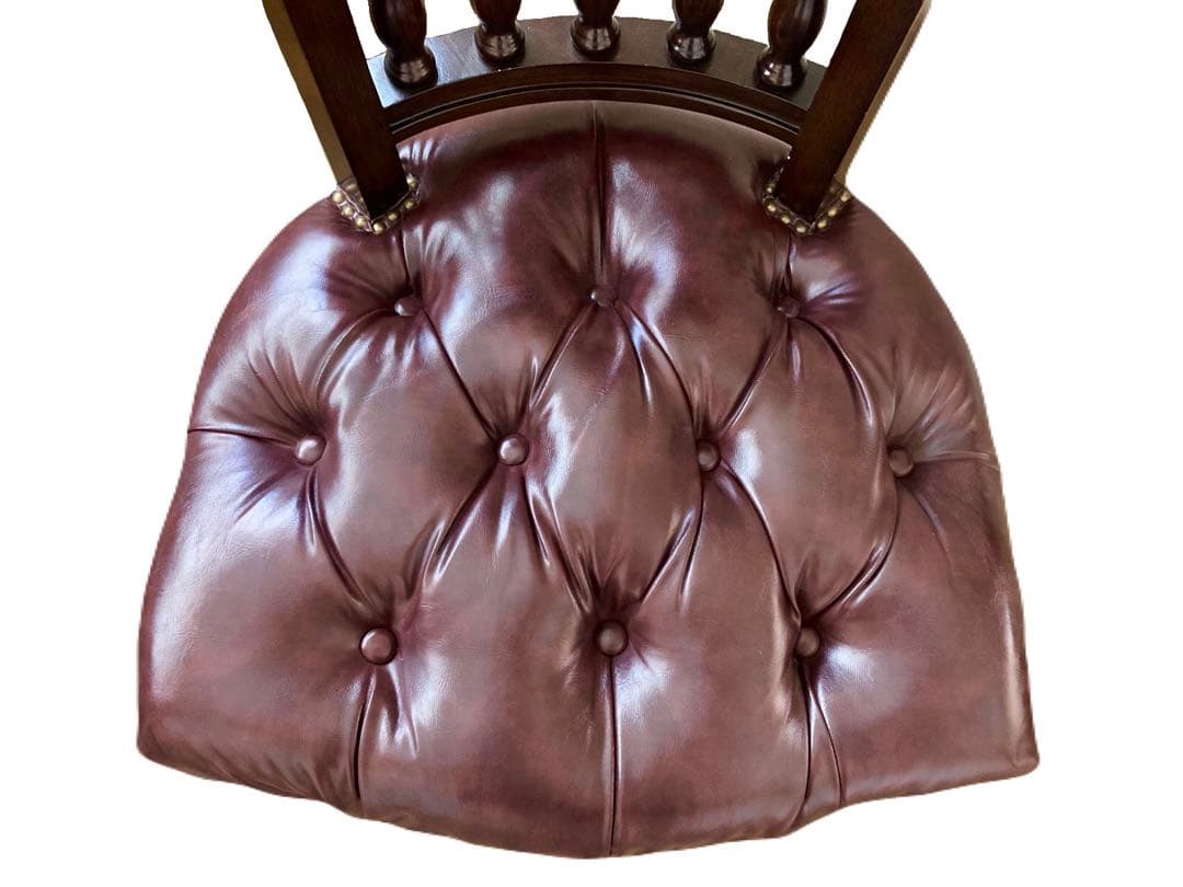 【8月末まで限定サマーSALE！】デスクチェア　チョコレートブラウンヴィンセント