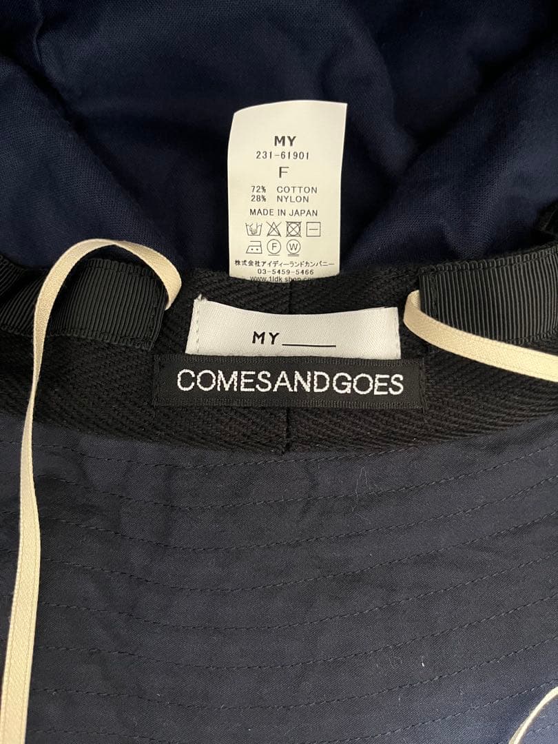 MY×COMES AND GOES　 ハット ネイビー マイ×カムズアンドゴーズ