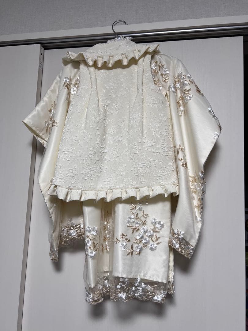 キャサリンコテージ 七五三 100 アイボリー 被布セット 当日発送