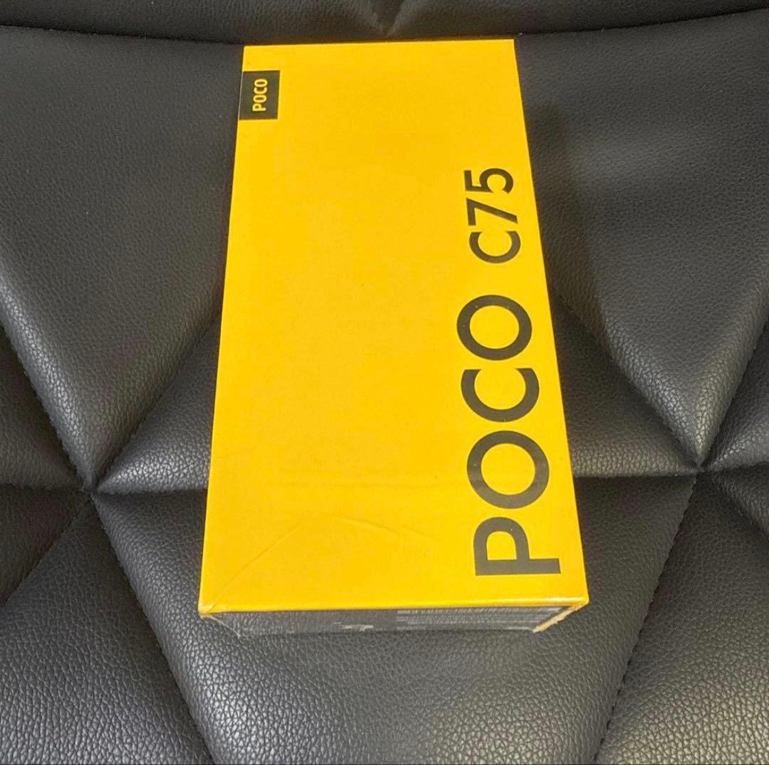 POCO C75 ブラック 8GB RAM 256GB ROM