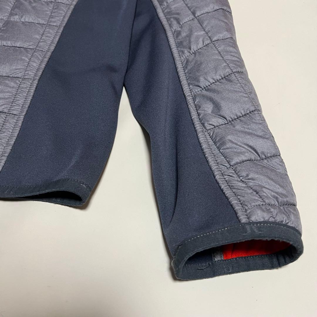 美品 J.LINDEBERG 中綿 ブルゾン L キルティングゴルフ グレー
