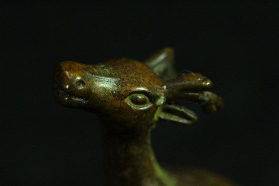 中国美術 親子 印 文房四宝(K-YC532)