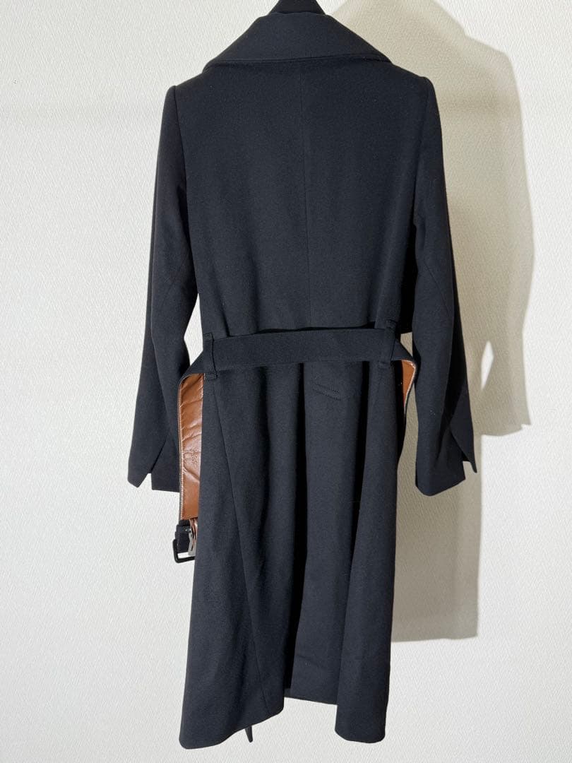 アンドゥムルメステール ウール変形ロングコート