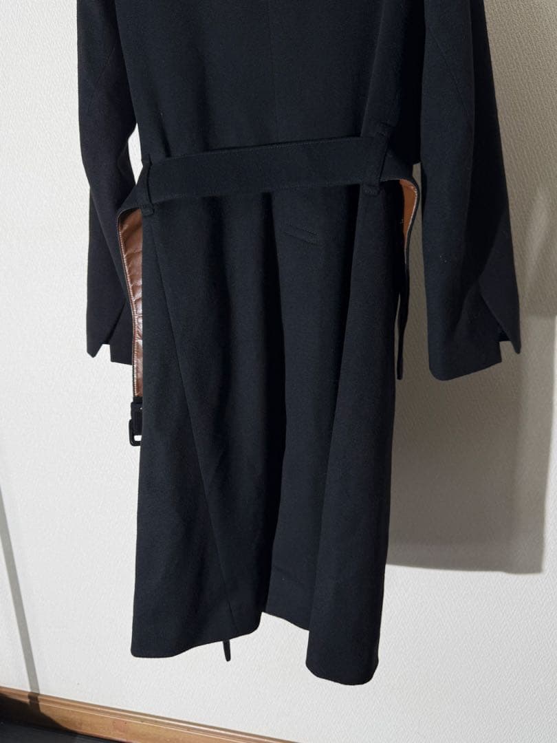 アンドゥムルメステール ウール変形ロングコート