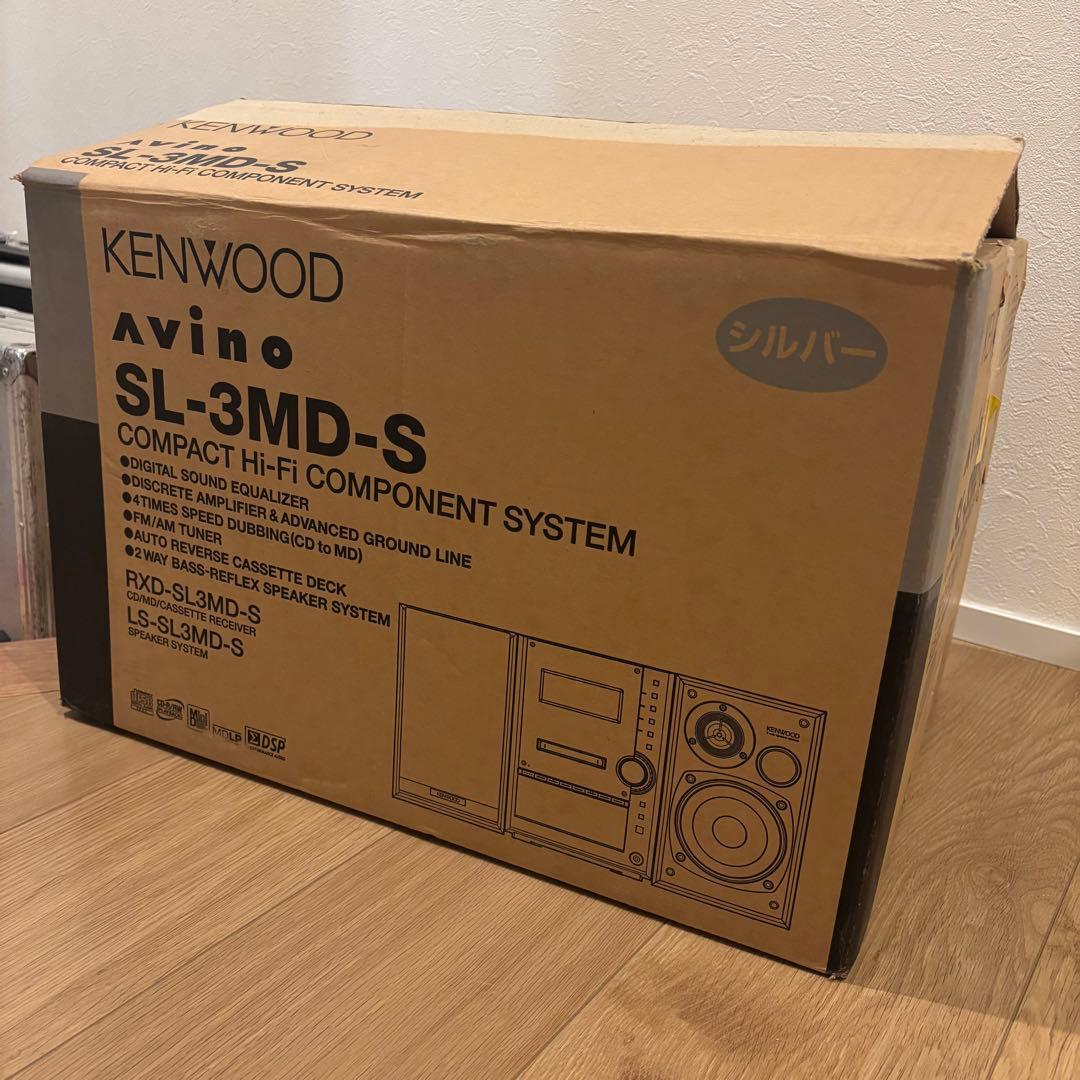 【極美品】KENWOOD SL-3MD-N オーディオコンポ Avino