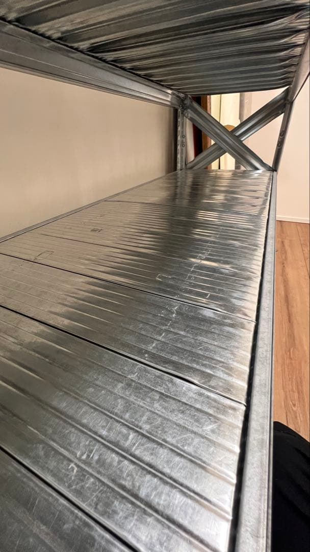 お引き取り限定　藤沢市　中古　LSISTEM メタルシステム　ラック