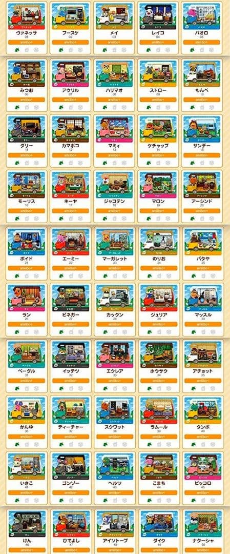 amiiboカード＋(プラス) あつ森 フルコンプリート