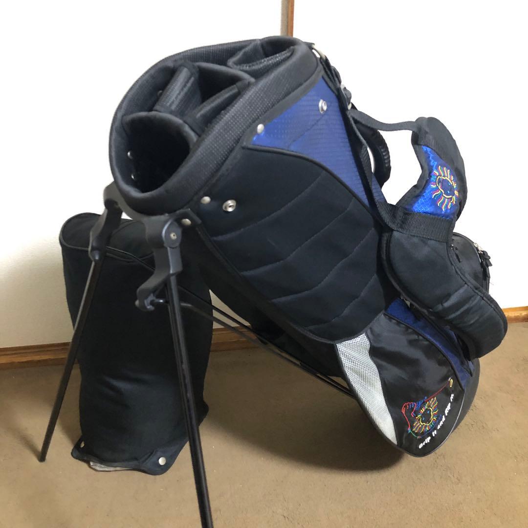 入手困難 ジョンデーリー キャディーバッグ ゴルフバッグ スタンド式 美品 希少