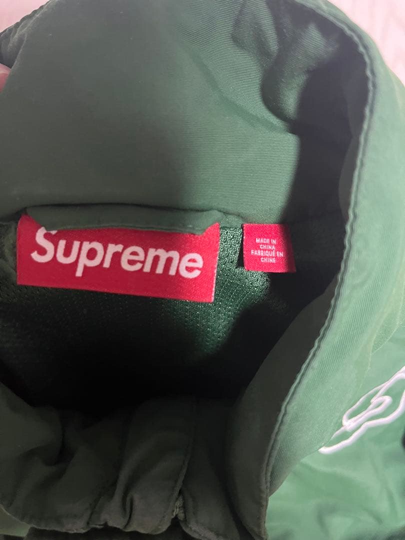 supremeナイロンジャケットダークグリーン