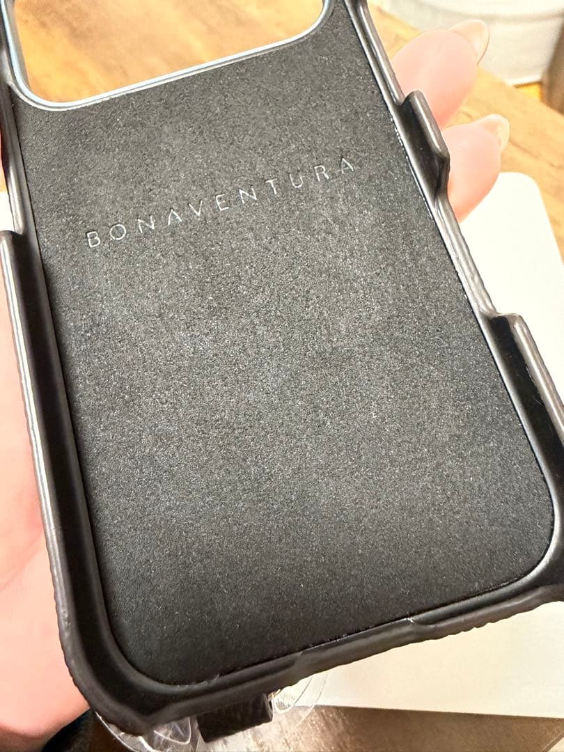 【再値下げ♡】iPhone17pro専用 バックカバーケース シュリンクレザー