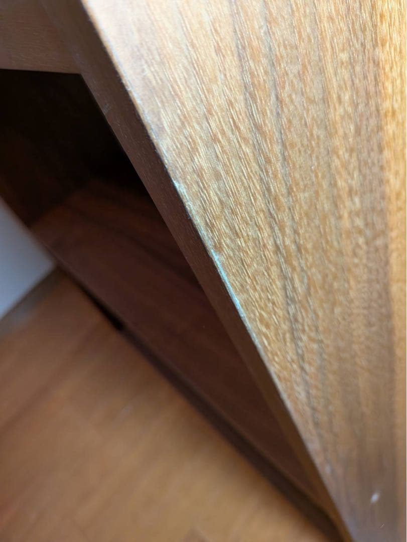 ■送料込■無印良品 スタッキングシェルフワイド 5段 ウォールナット棚収納