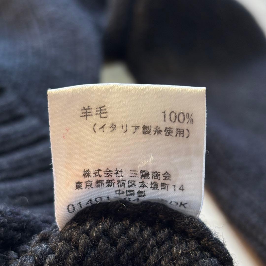 【レア】バーバリーブラックレーベル ローゲージタートルネック イタリア製糸 L