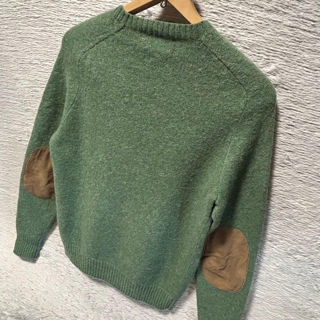 RRL ダブルアールエル　エルボーパッチウールセーター　XS ポロラルフローレン