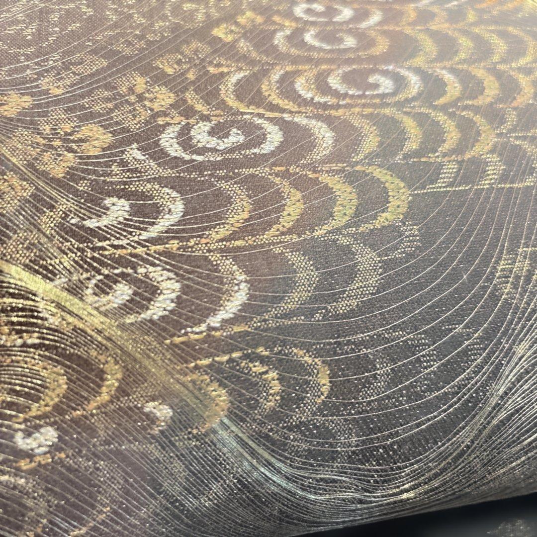 染織の名門 しょうざん謹製 生紬 正絹 袋帯