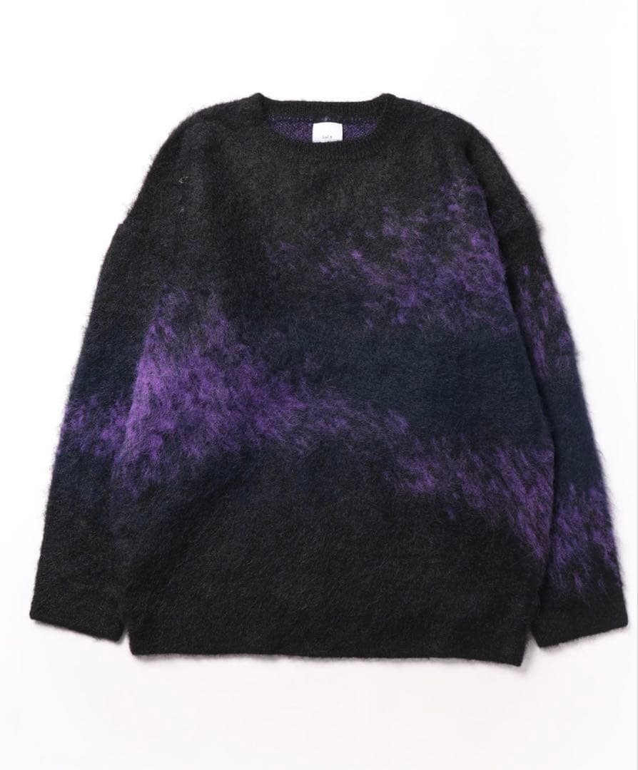 完売品　Luis グラデーションシャギークルーネックニット