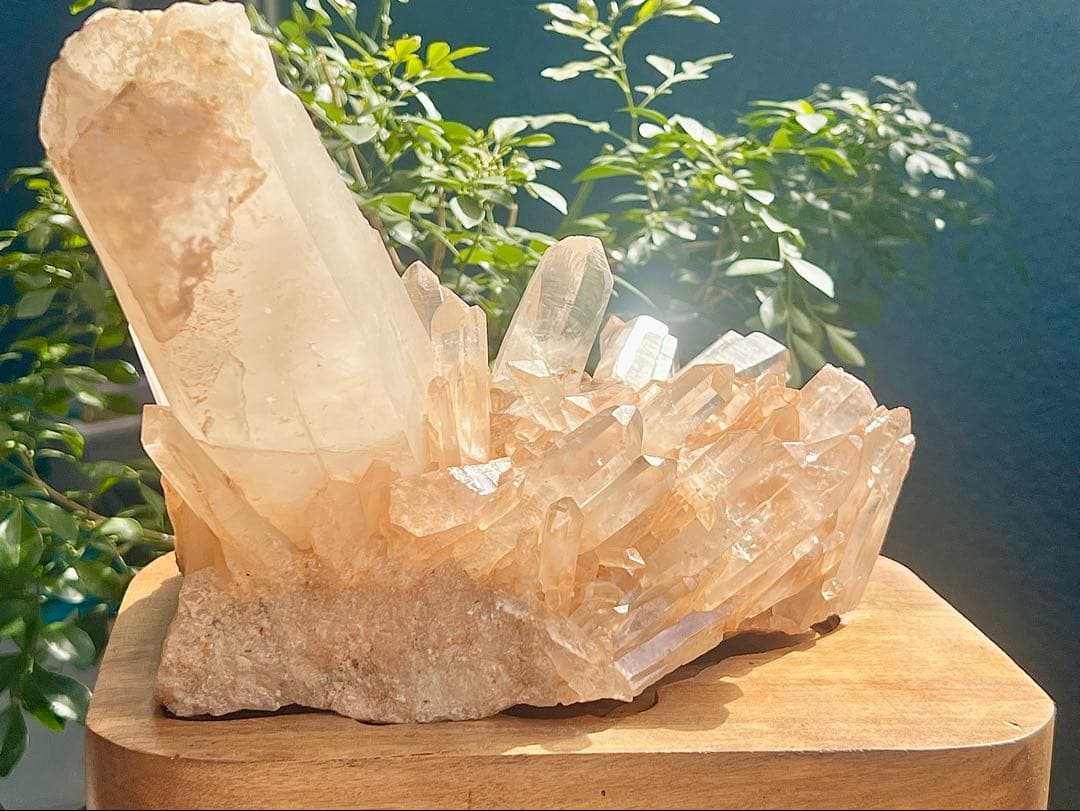 レア　超BIG 天然ピンク　マニカラン産　クラスター【3 ㌕】　置物　風水