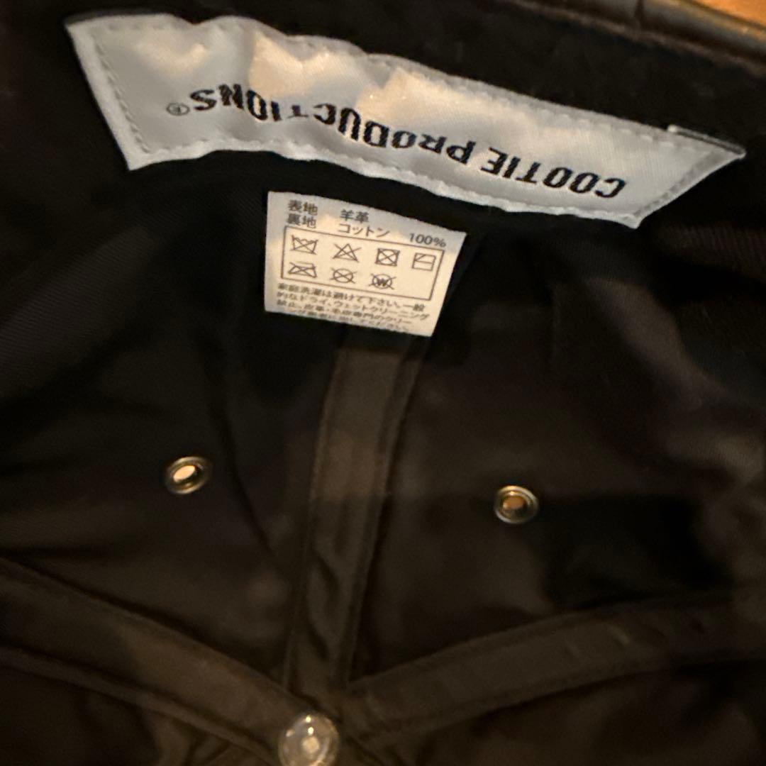 COOTIE PRODUCTIONS レザー　キャップ