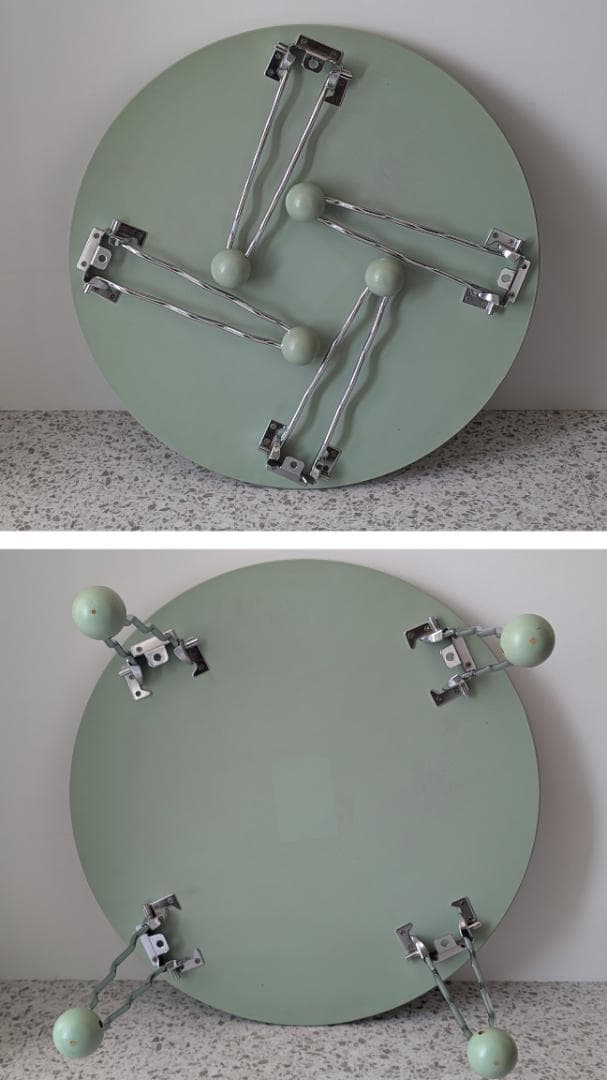 90s ビンテージ フォールディング テーブル ポストモダン ポップ 折り畳み