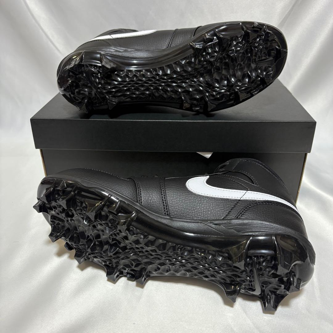 Jordan 1 Mid TD Black　アメフト スパイク 28.0cm　Z