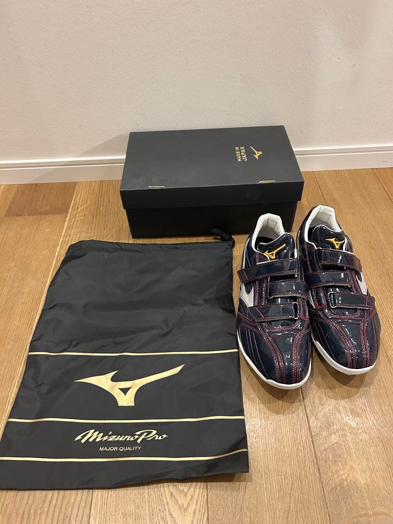 Mizuno 野球 スパイク ネイビー/ホワイト/レッド