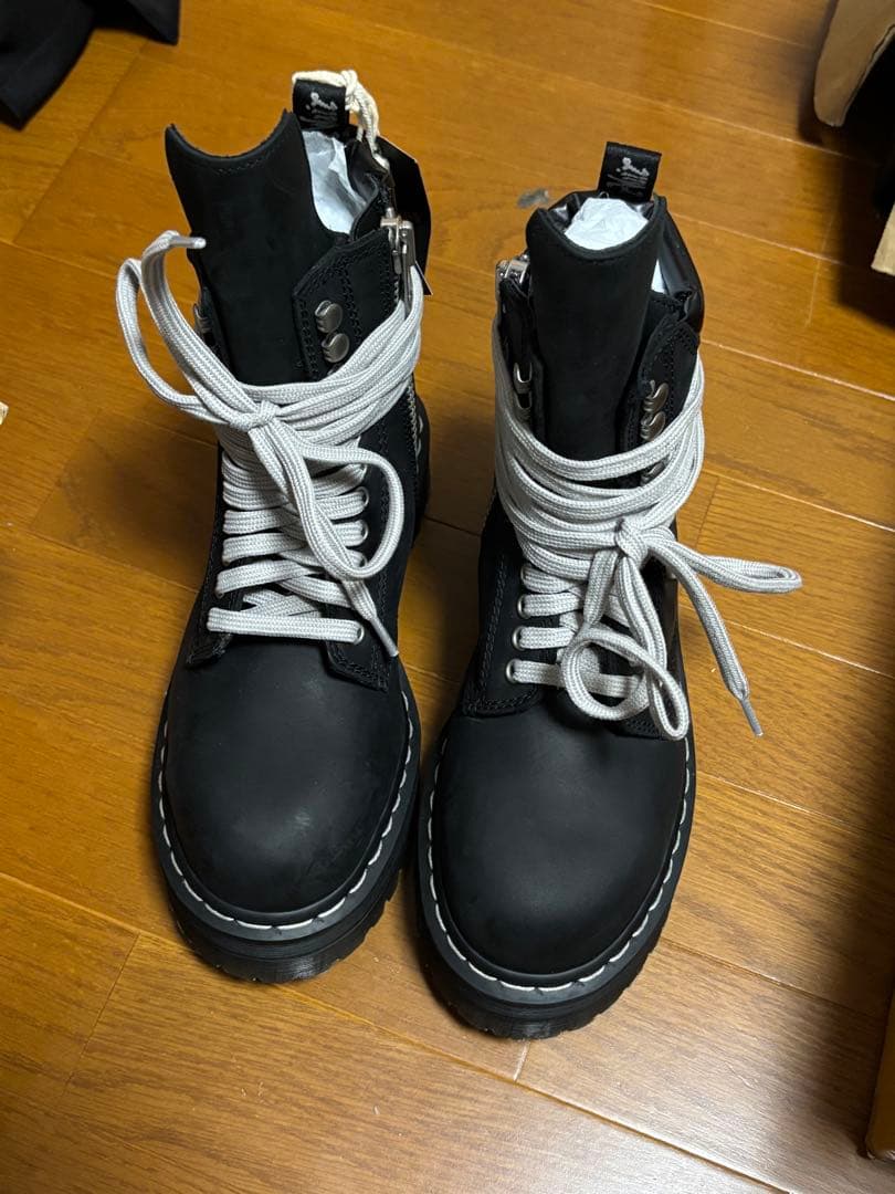 STEEL TOE QUAD RICK OWENS ブーツ