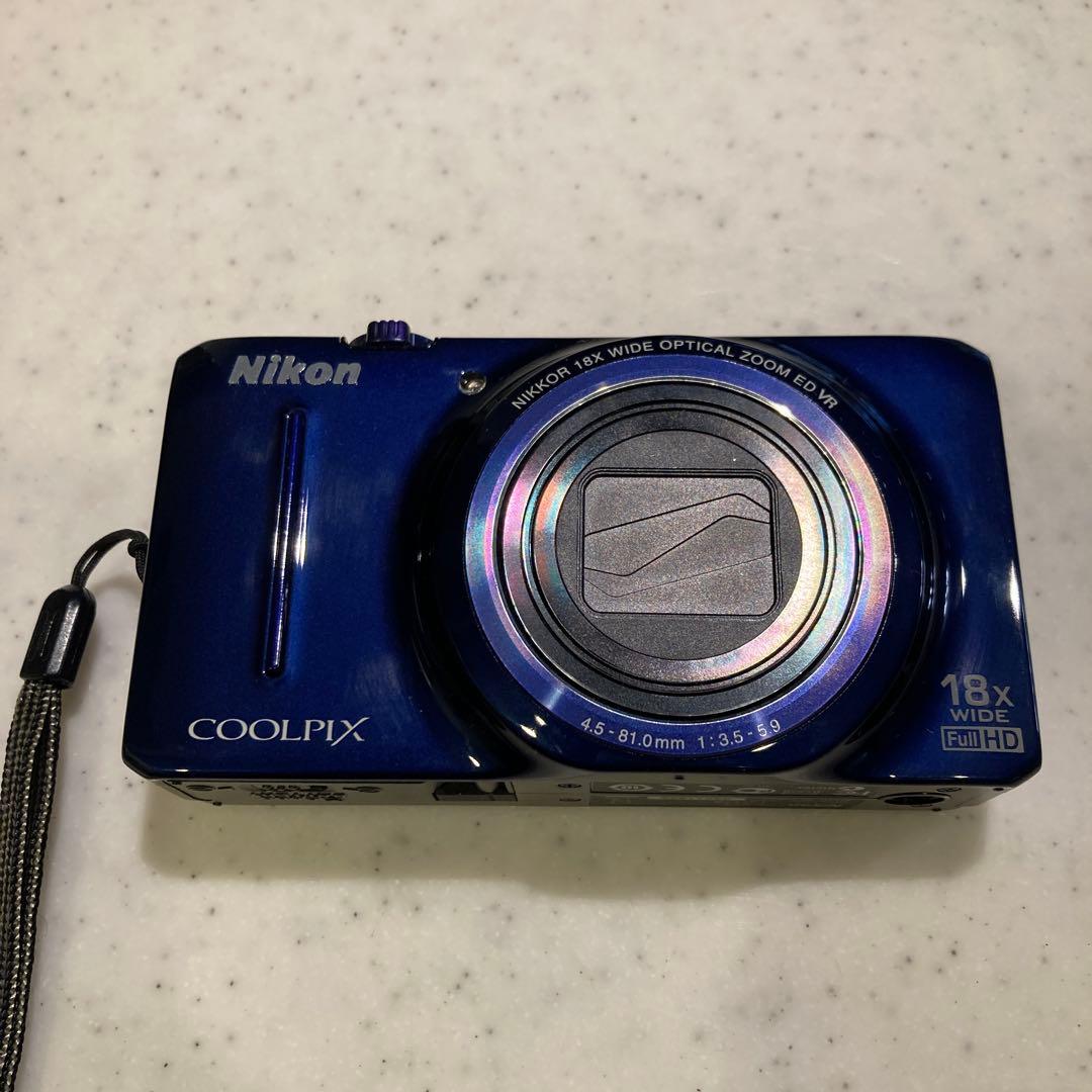 完全動作品　Nikon COOLPIX S9300 青