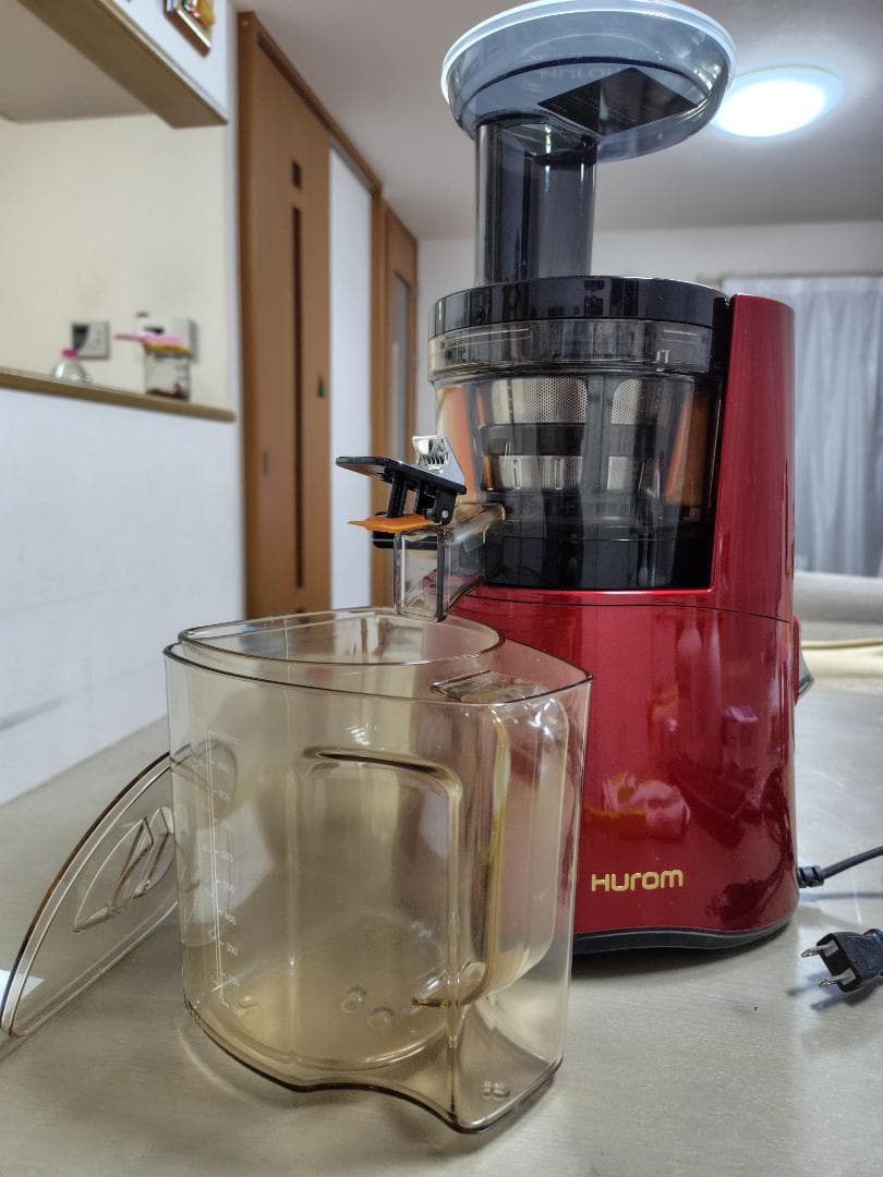 ヒューロムHurom スロー ジューサー H-AA-RBA17 フェラーリレッド