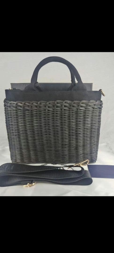 美品PRADA プラダ バスケット カゴバッグ ハンドバッグ