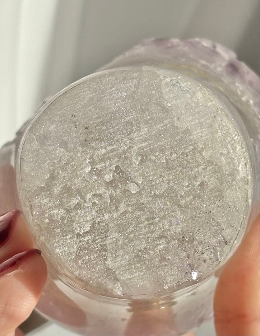 《高品質・希少デザイン》ゲーサイトinアメジスト＊花束クラスター　ラベンダー