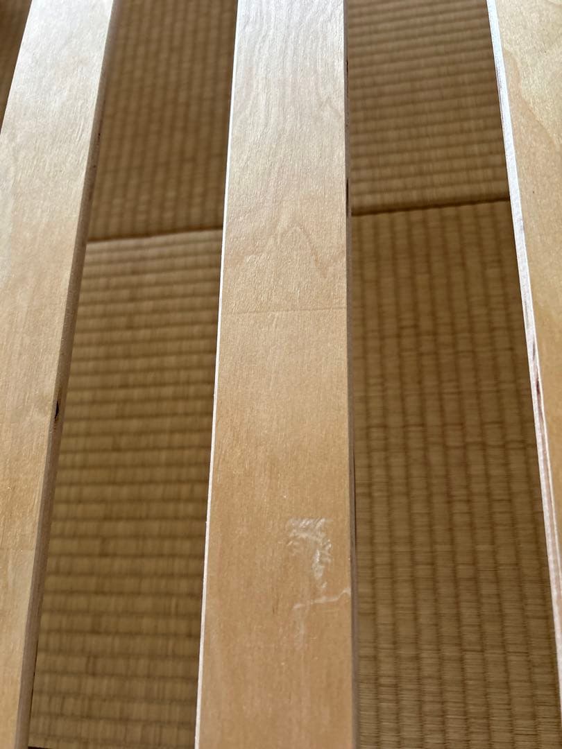 c*g様 無印　木製ベッドフレーム　シングル　足は取り外せます