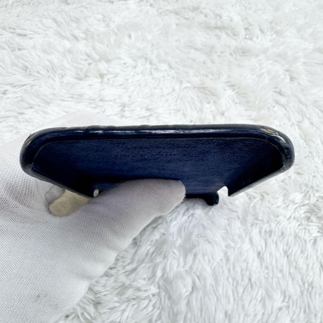 Christian Dior スマホケース レザー オブリーク エンボス加工