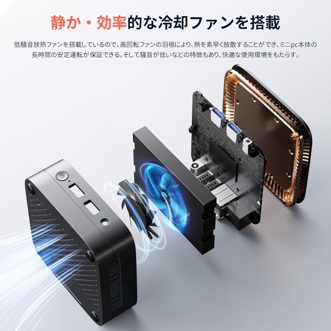Intel Twin Lake-N150 ミニPC 8GB RAM 256GB