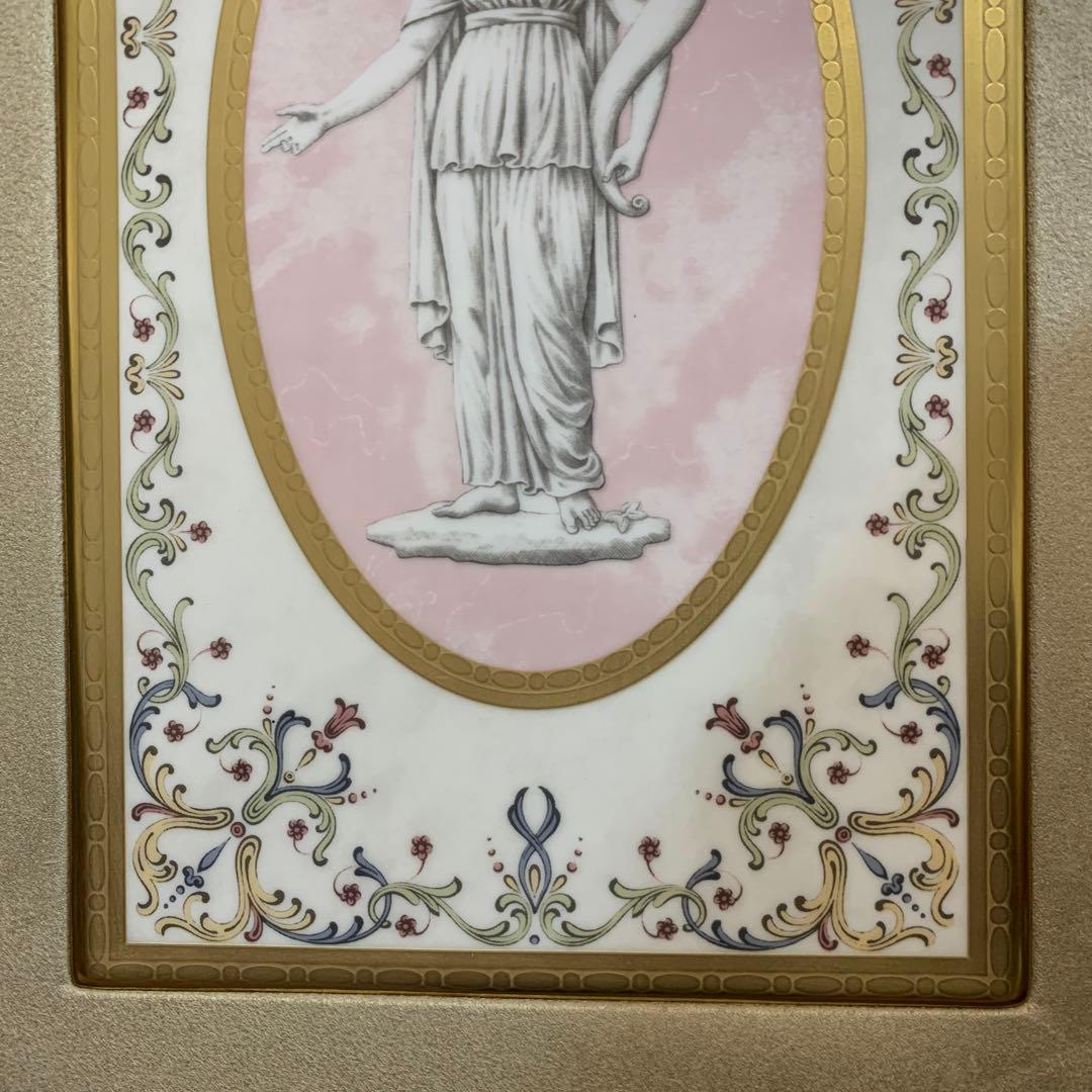 希少　元箱　ウェッジウッド ポモナ(パモナ)　プラーク　額　陶板　壁掛け