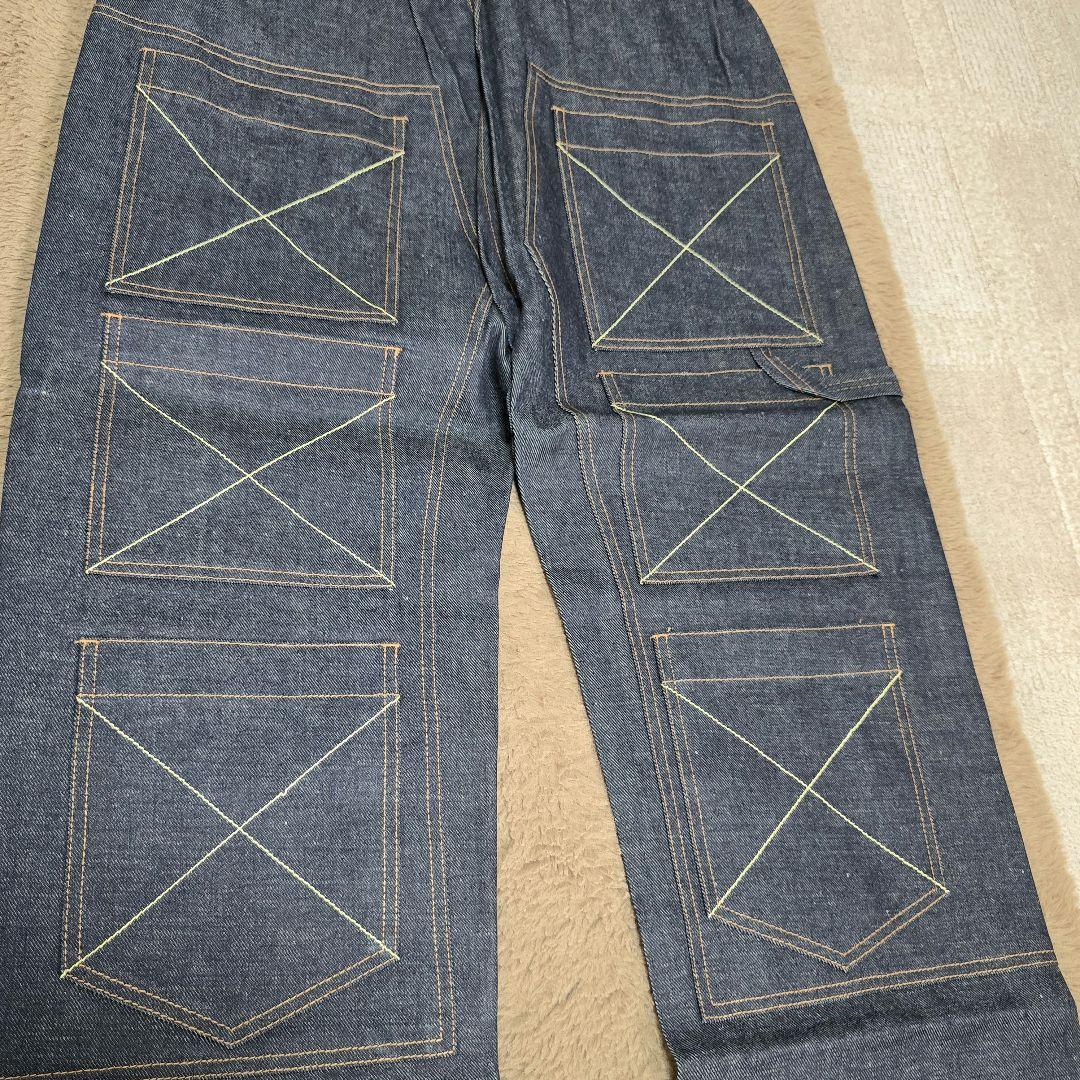 最終価格値下げ中✨20471120 オーバーオールデニム新品タグ付未履きDS